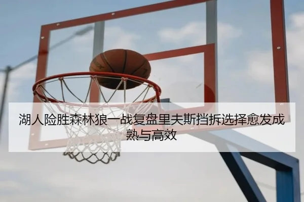湖人险胜森林狼一战复盘里夫斯挡拆选择愈发成熟与高效